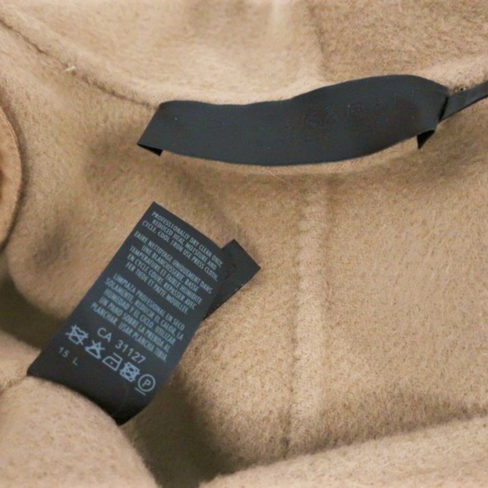 onna Karan Cashmere Belted Jacket Camel - Picture 5 of 5
